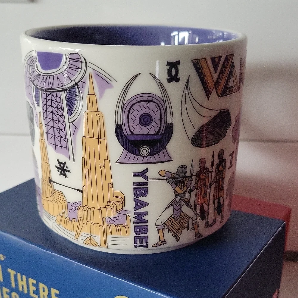 Starbucks 2023 Marvel Wakanda 14oz. Mug Discontinued Been There Collection